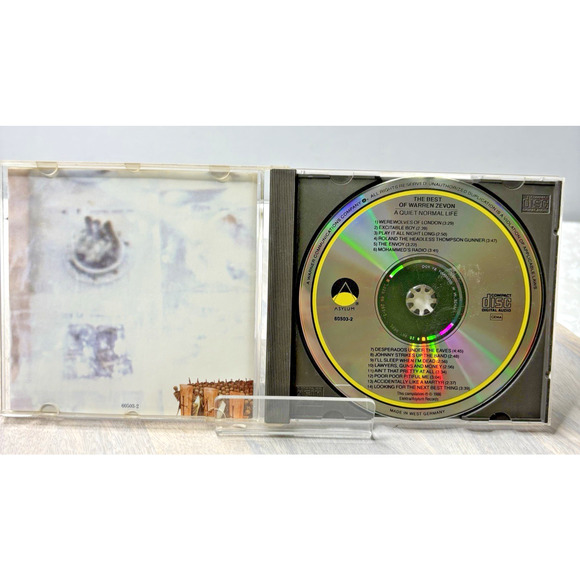 Greatest Hits Quiet Normal Life Warren Zevon by Warren Zevon (CD, 1990) - Picture 3 of 5